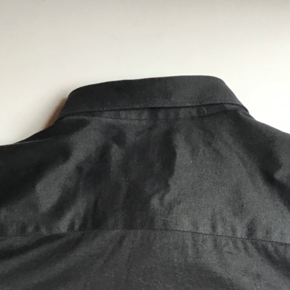 ETON Slim solid black colour , cotton shirt Sz L in Europe - Picture 4 of 7